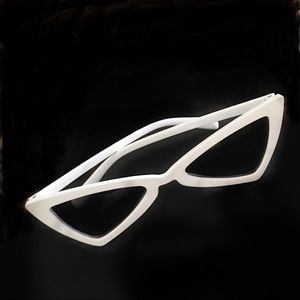 white triangle sunglasses